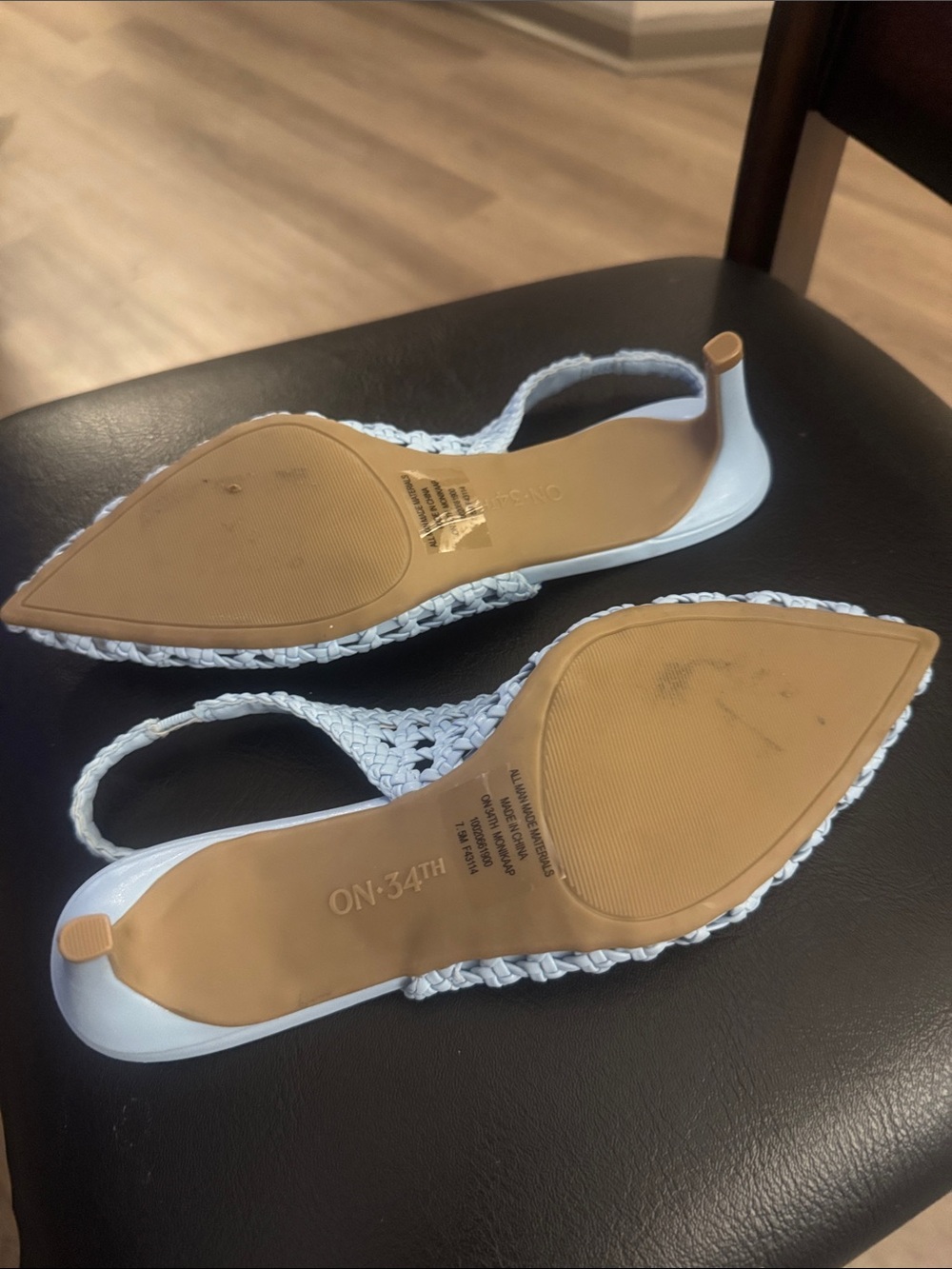 On 34th🔥 Women's Monikaa Slingback Pumps🔥NEW Size 7.5M Color Blue - Picture 10 of 16